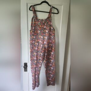 Lucy & Yak Dusty Floral Dungarees